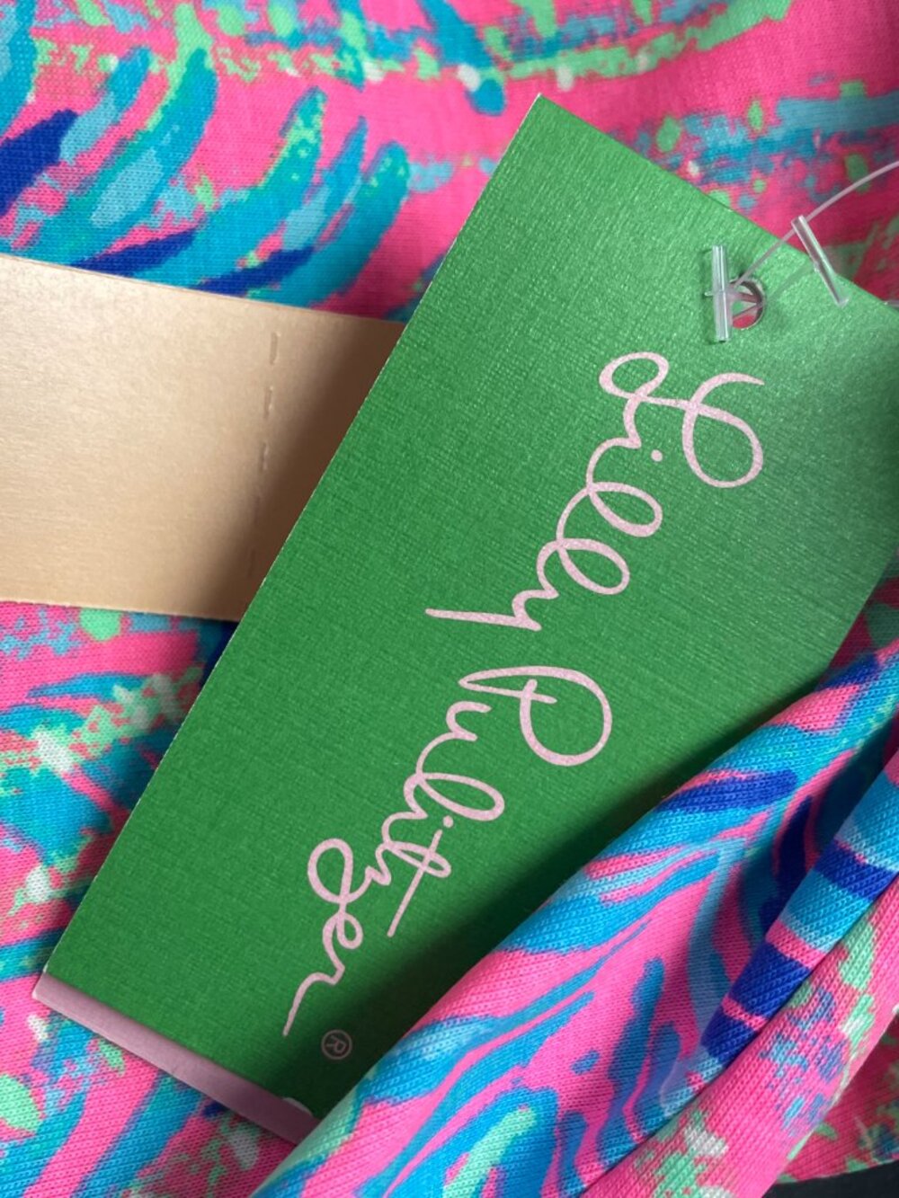NWT Lilly Pulitzer Pink Print Evangelia Dress Size XS - Picture 8 of 9